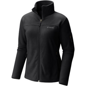 מעיל פליס לנשים Fast Trek Full Zip בצבע שחור